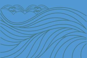modern Flowing Wave Digital Abstract pattern design illustration. vector