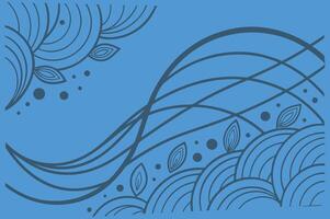 modern Flowing Wave Digital Abstract pattern illustration. vector