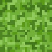 green abstract square background. pixel square pattern vector