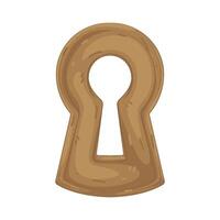 Illustration of a Keyhole vector