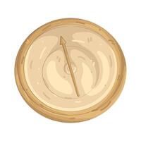 Illustration of a golden Compass vector