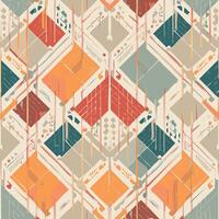 seamless texture pattern tile technology vector