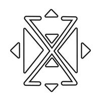 illustration of arrow and direction symbol. Collection of arrow and direction stock symbol for web. vector