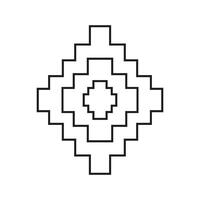 Celtic cross icon or sign. Simple illustration of celtic cross icon for web. vector