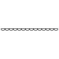 Braid icon. Outline illustration of braid icon for web vector