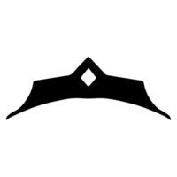 Crown icon. Simple illustration of crown icon for web design isolated on white background vector