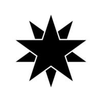 Star icon isolated on white background for your web and mobile app design, Star logo concept vector