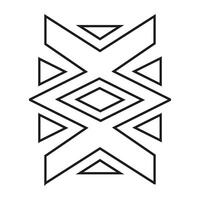 Celtic knot. illustration isolated on a white background. vector