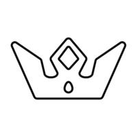 crown crown medieval line style icon illustration design, designed for web and app. vector