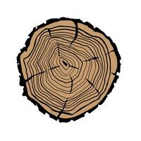Tree stump icon isolated on white background for your web and mobile app design, Tree stump logo concept vector
