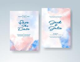 Tropical save the date card with subtle gradients vector
