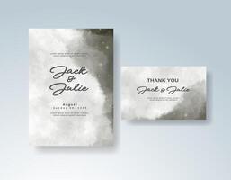 Minimalist invitation template with muted background vector