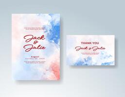 Modern invitation template with subtle gradients vector