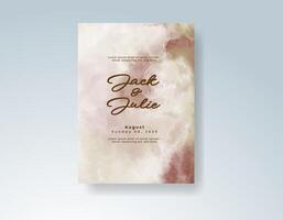 Floral digital invite with muted background vector