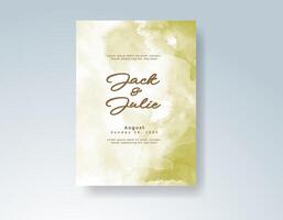 Greenery digital invite with soft pastel tones vector