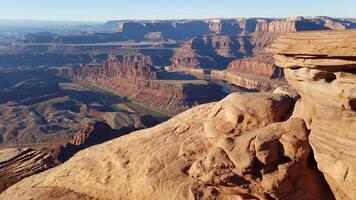 Overlooking a Bend in the Colorado River at Dead Horse Point State Park, Utah photo