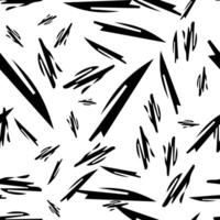 Seamless pattern with pencil in abstract shapes on white background. illustration vector