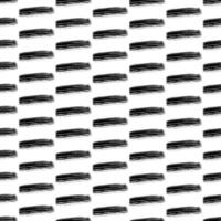 Seamless pattern with drawn scribble smear on white background. Abstract grunge texture. vector