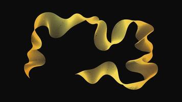 Abstract backdrop with luxury golden waves on dark background. Modern technology , wave design. illustration vector