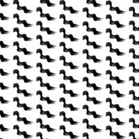 Seamless pattern with grunge brush strokes in abstract shapes on white background. illustration vector
