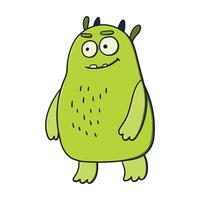 Cute Ghost, troll, gremlin, goblin, devil and monster vector