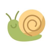 snail illustration for spring and summer element vector