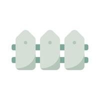 fence illustration for spring and summer element vector