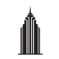 Modern Tall Building Icon Silhouettes for Graphic Designers, Web, App Projects vector