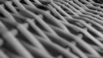 Soft Focus Stock Photo Of Intertwined Elements Of Weaved Surface