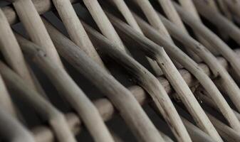 Monochrome Stock Photo Of Diagonal Intertwined Structure Closeup View