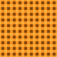 Orange, ginger, fall patchwork gingham tartan check plaid grid seamless pattern tablecloth blanket vector