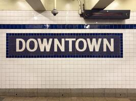 Canal Street - Downtown - New York City Subway photo
