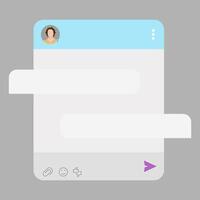 Speech bubble communication. Chat dialog box. Chat communication. vector