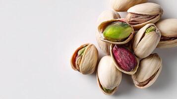 Pistachios are a great source of protein and fiber photo