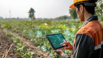 Agriculture and technology in the future photo