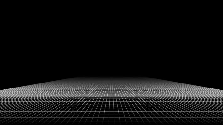 This blueprint features a black graph with a grid pattern extending into the distance, providing a clear perspective suited for architectural or engineering design evaluation.