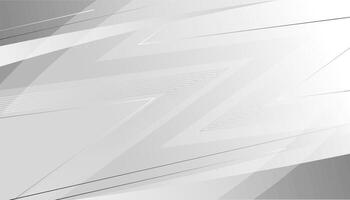 White abstract geometric shape background design vector