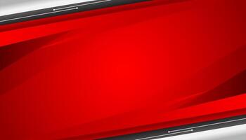 Red modern geometric abstract background vector