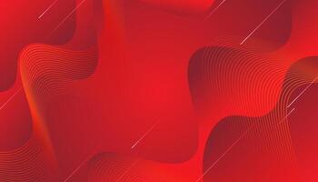 Modern abstract Red Wave Background Design vector