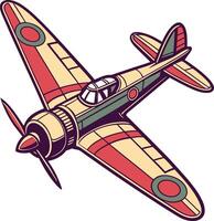 Commercial Airplane Flying Through Clouds Available on EPS File vector
