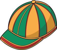 Cotton Ascot Cap for Summer Vibes Available on EPS File vector