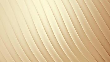 abstract curved lines on cream to saddle brown background create abstract geometric pattern Beige light smooth texture Suitable for minimalist designs video