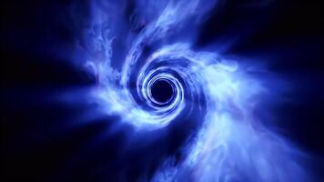 3d rendering - abstract background tunnel spiral rotate with light and star hole video