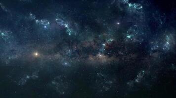 Animation of a starfield in outer space. video