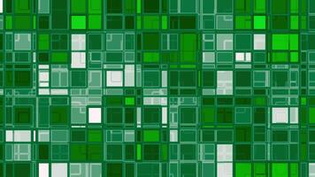 green and white abstract squares create a modern grid pattern perfect for background designs digital art or geometricthemed projects video
