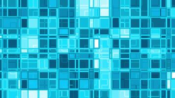 abstract blue geometric shapes glowing with overlapping outlines background Perfect for abstract backgrounds futuristic designs technology concepts or digital art projects video