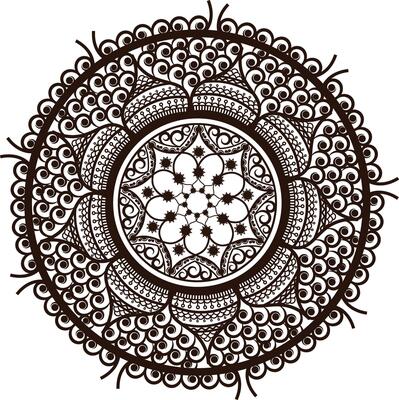 Ornate mandala design featuring
