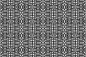 Abstract seamless intricate lace pattern. Black and white repeatable luxury, elegant pattern design. vector