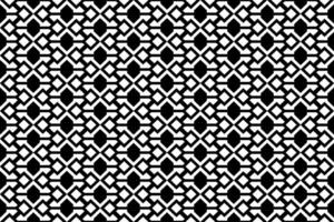 Abstract black and white repeating decorative pattern design. vector