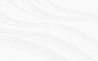 Gentle white waves abstract smooth background texture vector